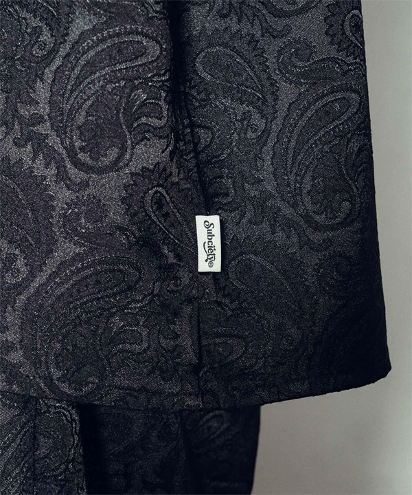 20％OFF SALE セール SUBCIETY サブサエティ Paisley open collar L/S shirt シャツ 長袖シャツ 総柄シャツ ペイズリー柄 atftps_4