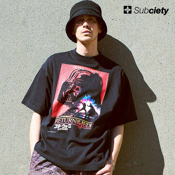 STAR WARSコレクション SUBCIETY サブサエティ STAR WARS / EP6 / Poster tee メンズ Tシャツ スターウォーズ atftps