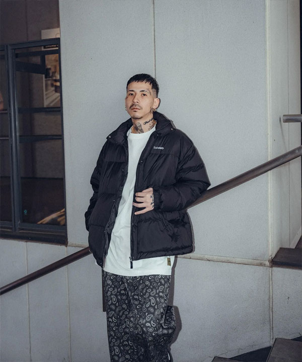 SUBCIETY サブサエティ Essential down jkt subciety メンズ ジャケット ダウンジャケット 中綿ジャケット ペイズリー柄 送料無料 atfjkt_1