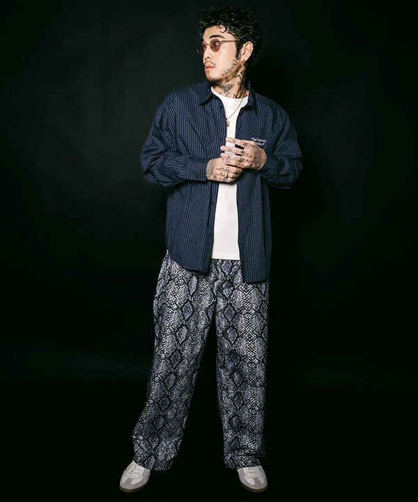 SUBCIETY サブサエティ Plaid shirt subciety メンズ シャツ 長袖シャツ チェックシャツ レギュラーカラーシャツ 送料無料 atftps_9