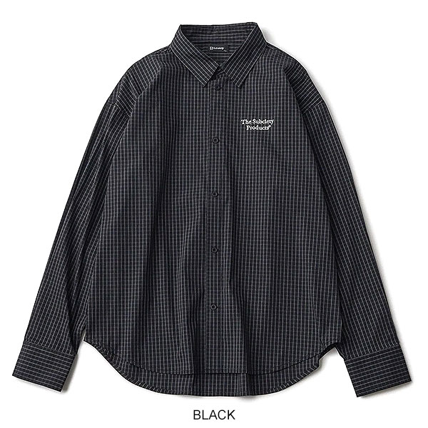 SUBCIETY サブサエティ Plaid shirt subciety メンズ シャツ 長袖シャツ チェックシャツ レギュラーカラーシャツ 送料無料 atftps_10