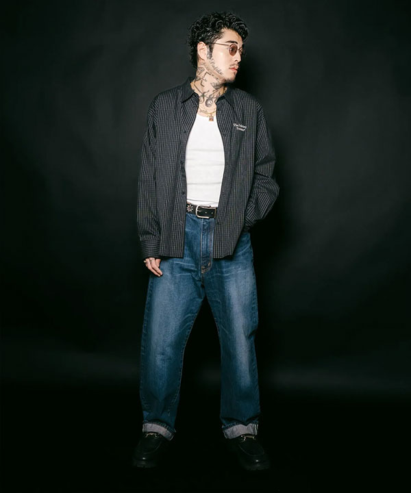 SUBCIETY サブサエティ Plaid shirt subciety メンズ シャツ 長袖シャツ チェックシャツ レギュラーカラーシャツ 送料無料 atftps_5