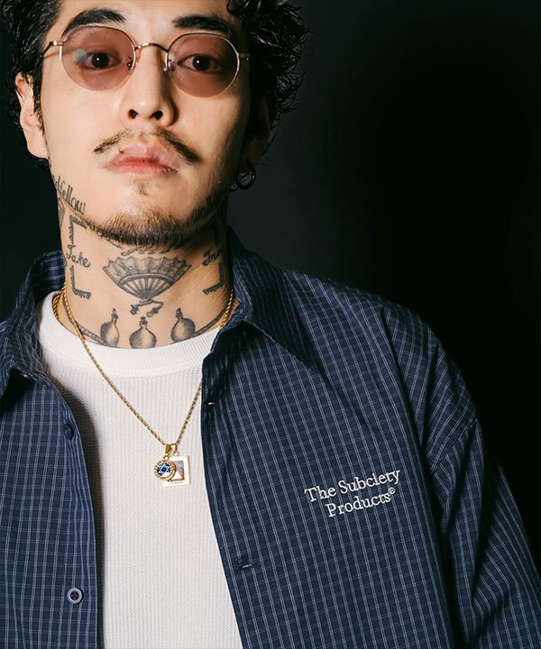 SUBCIETY サブサエティ Plaid shirt subciety メンズ シャツ 長袖シャツ チェックシャツ レギュラーカラーシャツ 送料無料 atftps_6