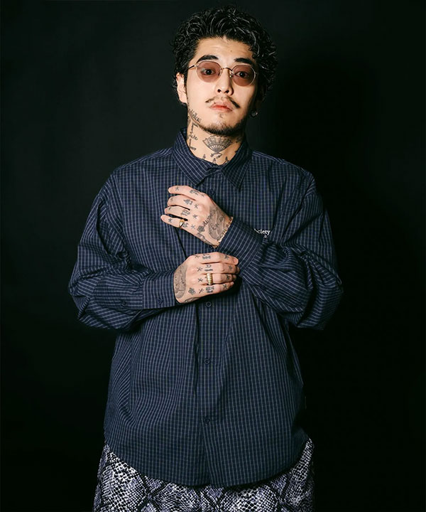 SUBCIETY サブサエティ Plaid shirt subciety メンズ シャツ 長袖シャツ チェックシャツ レギュラーカラーシャツ 送料無料 atftps_7