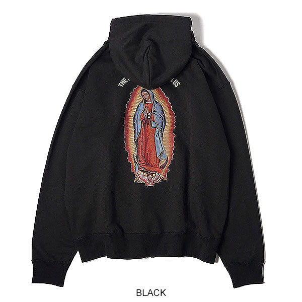 SUBCIETY サブサエティ Guadalupe zip hoodie subciety メンズ パーカー ジップパーカー スウェット ヘビーウェイト 裏起毛 atftps_11
