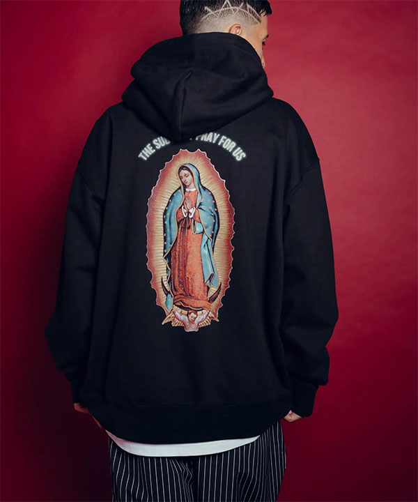 SUBCIETY サブサエティ Guadalupe zip hoodie subciety メンズ パーカー ジップパーカー スウェット ヘビーウェイト 裏起毛 atftps_1