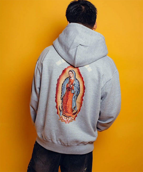 SUBCIETY サブサエティ Guadalupe zip hoodie subciety メンズ パーカー ジップパーカー スウェット ヘビーウェイト 裏起毛 atftps_2