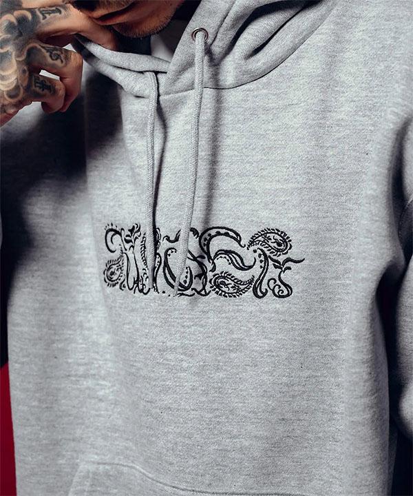 SUBCIETY サブサエティ Abstracted paisley hoodie subciety メンズ