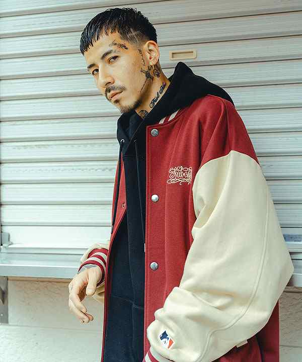 30％OFF SALE セール SUBCIETY サブサエティ SWEAT STADIUM JKT