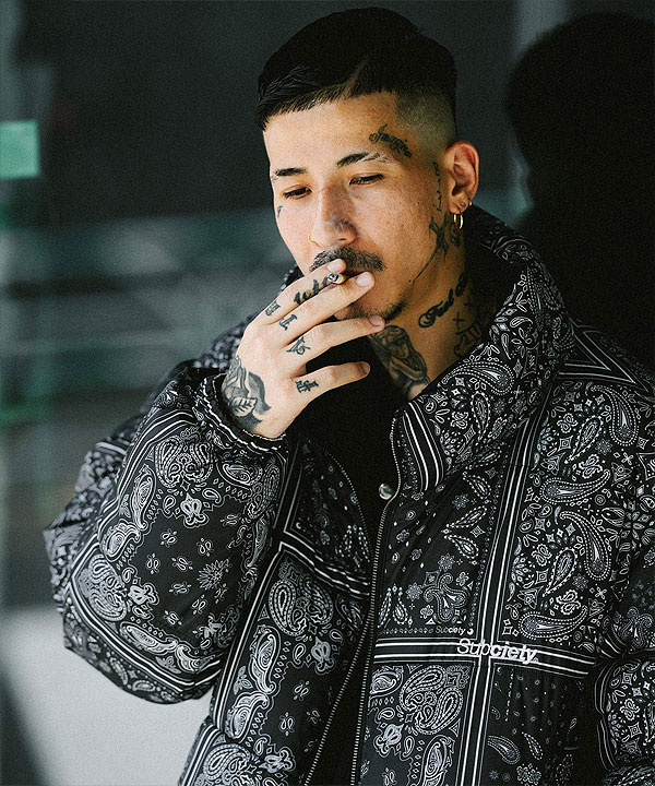 SUBCIETY サブサエティ PATTERNED PADDED JKT subciety メンズ 