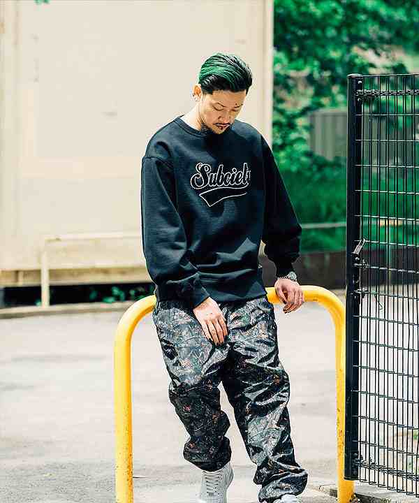 SUBCIETY サブサエティ CHENILLE GLORIOUS SWEAT subciety メンズ ...