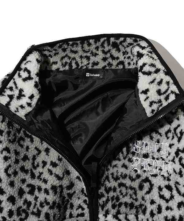 30％OFF SALE セール SUBCIETY サブサエティ LEOPARD BOA JKT subciety