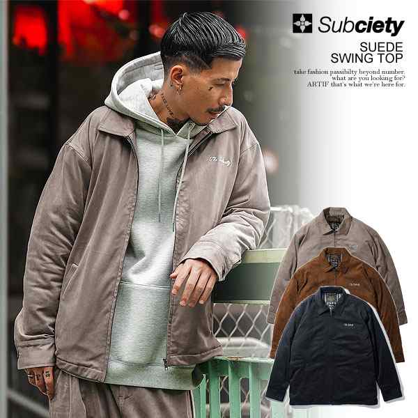 40％OFF SALE セール SUBCIETY サブサエティ SUEDE SWING TOP subciety