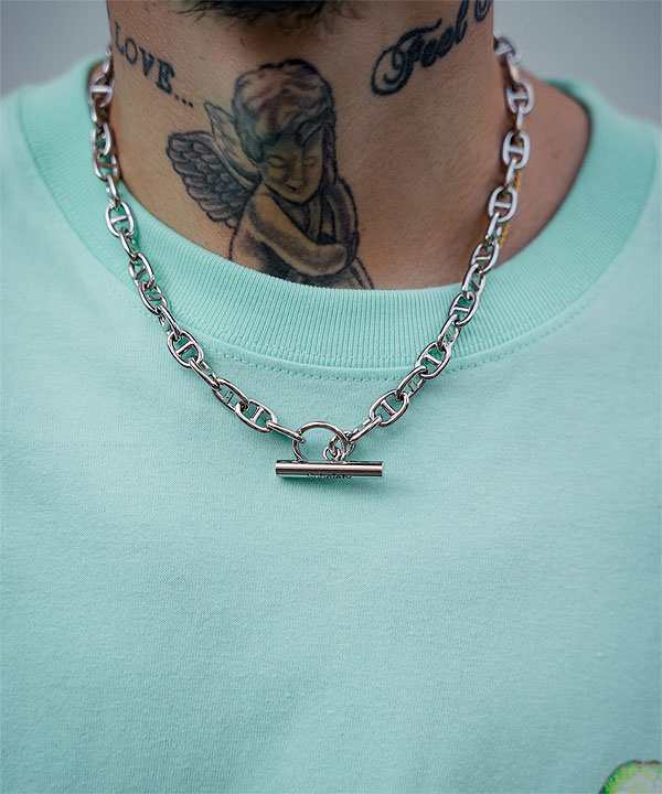 SUBCIETY サブサエティ 2WAY NECKLACE subciety メンズ ネックレス ブレスレット チェーン 真鍮 ストリート atfacc