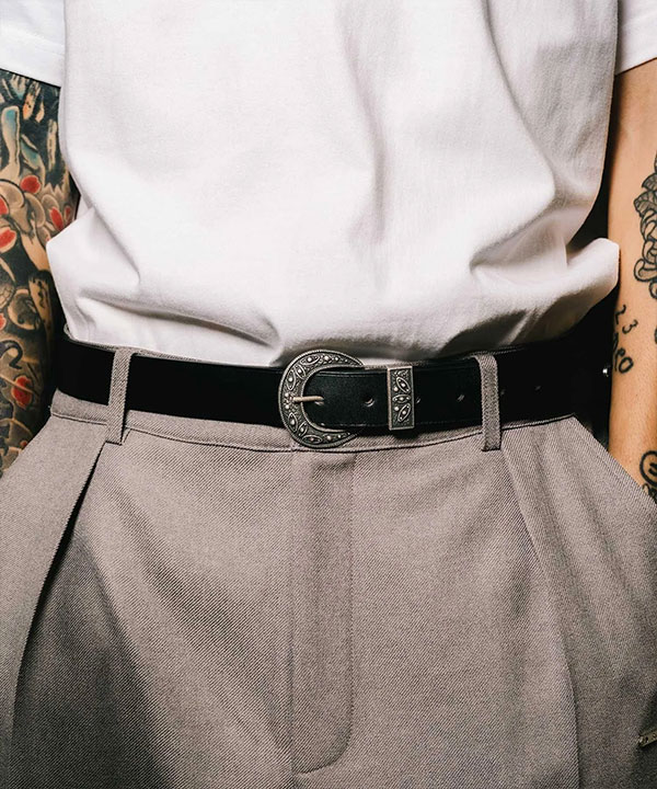 SUBCIETY サブサエティ Western buckle belt subciety メンズ ベルト バックルベルト レザーベルト 送料無料 ストリート atfacc_8