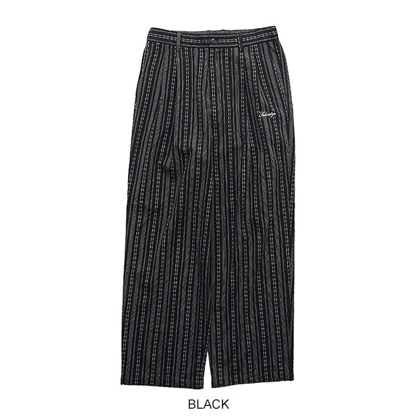 SUBCIETY サブサエティ Jacquard stripe slacks メンズ パンツ スラックス ワイドパンツ ストライプ柄 送料無料 ストリート atfpts_18