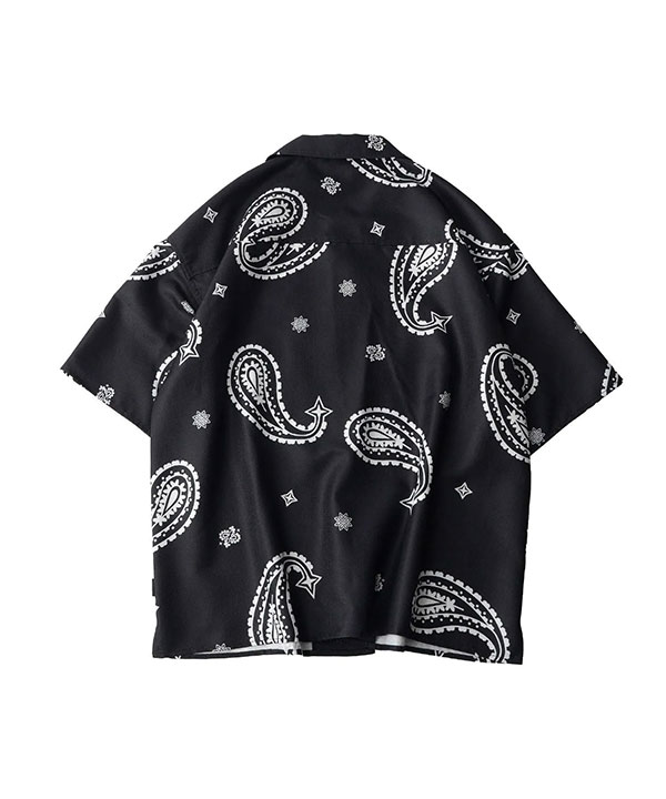 SUBCIETY サブサエティ Large paisley shirt シャツ 半袖 総柄シャツ ペーズリー柄 オープンカラーシャツ 送料無料 ストリート atftps_6