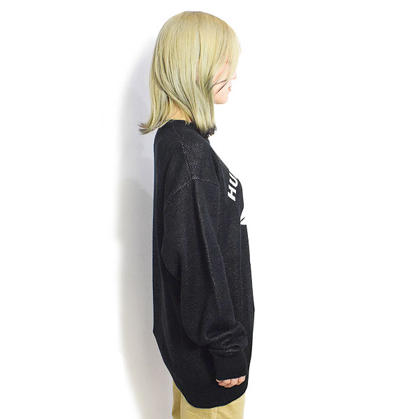 The Endless Summer エンドレスサマー TES RUNNING BUHI JQ CREWNECK KNIT -BLACK- ニット セーター クルーネック atftps