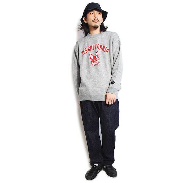 The Endless Summer エンドレスサマー TES COLLEGE BUHI CREWNECK KNIT