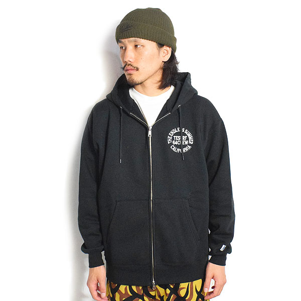 The Endless Summer エンドレスサマー TES SURF TEAM BIG ZIP PARKA -BLACK- メンズ パーカー ジップパーカー 送料無料 atftps