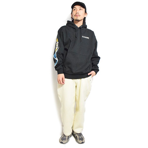 The Endless Summer エンドレスサマー TES SOUVENIOR BIG PARKA -BLACK- メンズ パーカー プルオーバー ビッグシルエット atftps