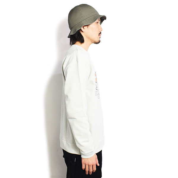 The Endless Summer エンドレスサマー TES DENIM REUSE COLLEGE CREW NECK メンズ スウェット トレーナー サスティナブル atftps_1