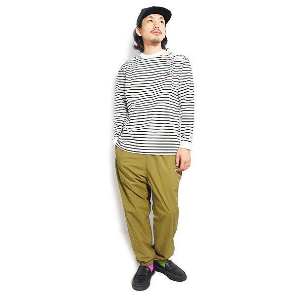 The Endless Summer エンドレスサマー HUNTINGTON BORDER L/S T (BASIC FIT) -WHITE- メンズ Tシャツ 長袖 ロンT ボーダー atftps
