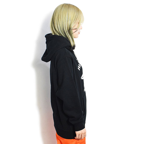 The Endless Summer エンドレスサマー TES RUNNING BUHI FLOCKY SWEAT PARKA -BLACK- メンズ パーカー プルオーバー 送料無料 atftps