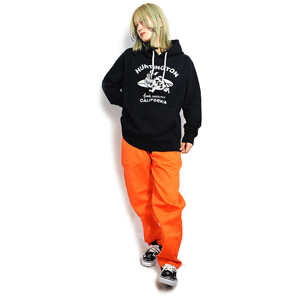 The Endless Summer エンドレスサマー TES RUNNING BUHI FLOCKY SWEAT PARKA -BLACK- メンズ パーカー プルオーバー 送料無料 atftps