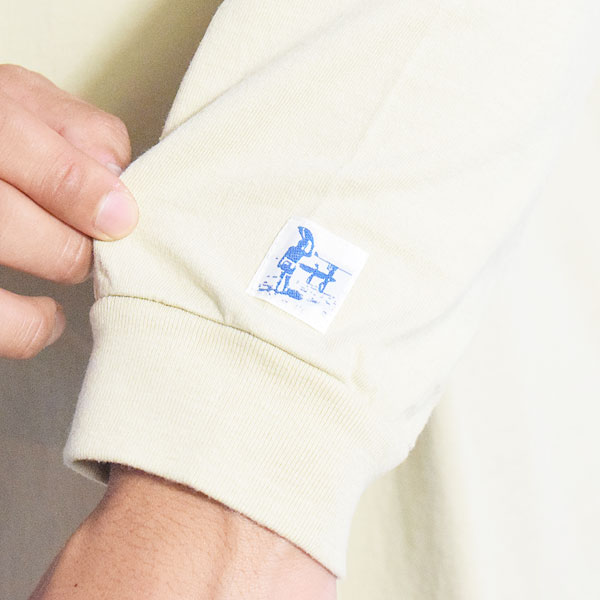 The Endless Summer エンドレスサマー TES BASIC BUHI LONG SLEEVE T-SHIRT -BEIGE- メンズ Tシャツ 長袖 ロンT 送料無料 atftps