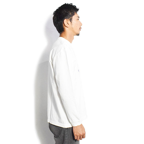 The Endless Summer エンドレスサマー TES BASIC BUHI LONG SLEEVE T-SHIRT -WHITE- メンズ Tシャツ 長袖 ロンT 送料無料 atftps