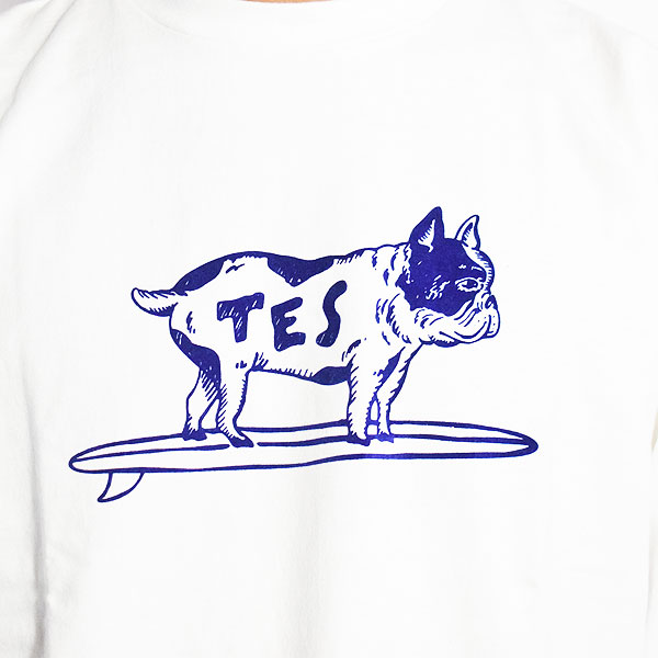 The Endless Summer エンドレスサマー TES BASIC BUHI LONG SLEEVE T-SHIRT -WHITE- メンズ Tシャツ 長袖 ロンT 送料無料 atftps
