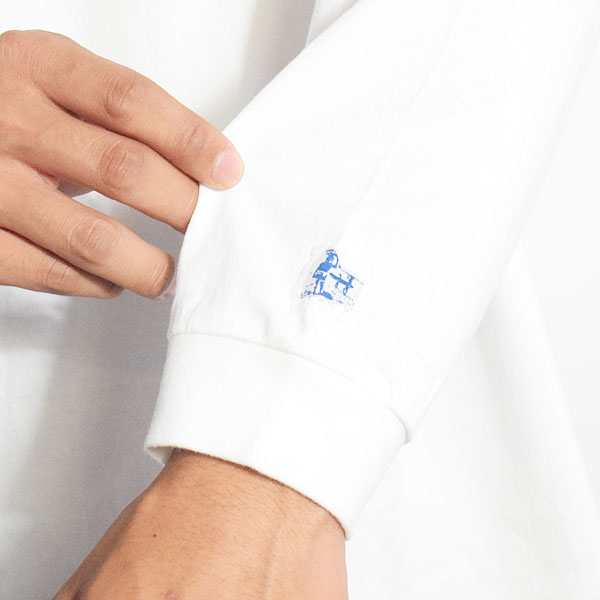 The Endless Summer エンドレスサマー TES BASIC BUHI LONG SLEEVE T-SHIRT -WHITE- メンズ Tシャツ 長袖 ロンT 送料無料 atftps