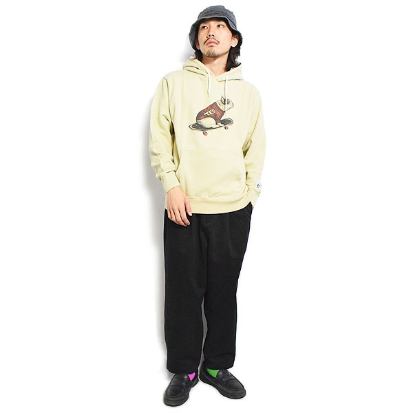 The Endless Summer エンドレスサマー TES KNIT BUHI SWEAT PARKA -BEIGE-  プルオーバー 送料無料 ストリート atftps