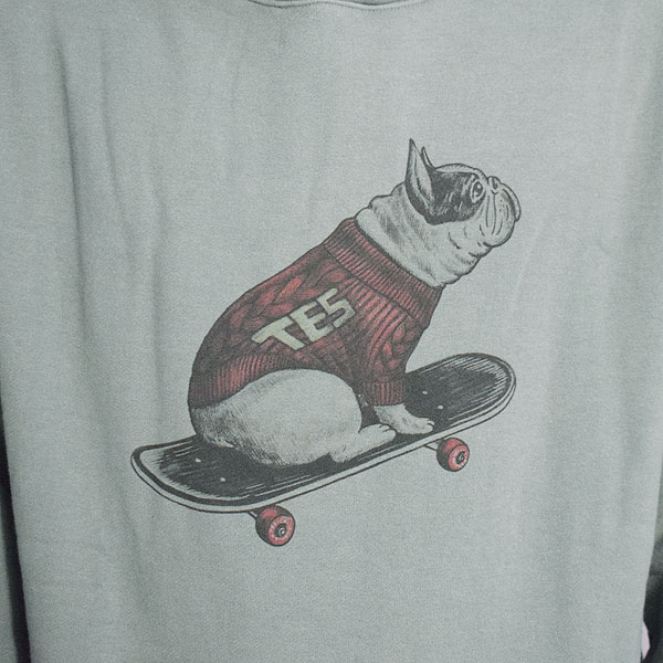 The Endless Summer エンドレスサマー TES KNIT BUHI SWEAT PARKA -GREEN GRAY- メンズ パーカー プルオーバー 送料無料 ストリート atftps