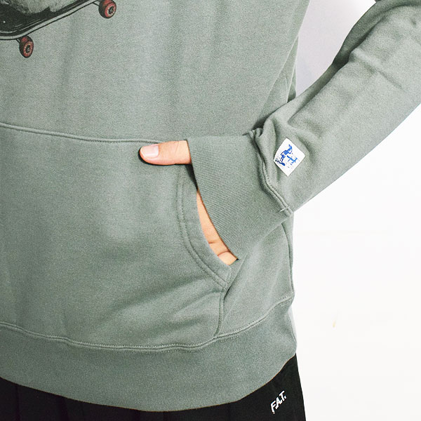 The Endless Summer エンドレスサマー TES KNIT BUHI SWEAT PARKA -GREEN GRAY- メンズ パーカー プルオーバー 送料無料 ストリート atftps