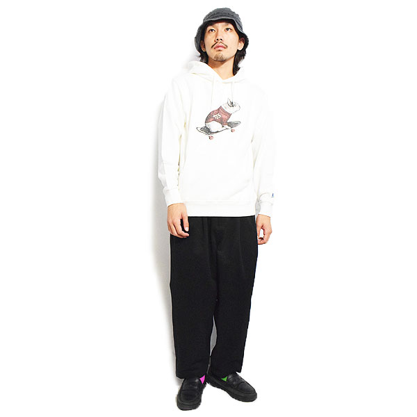 The Endless Summer エンドレスサマー TES KNIT BUHI SWEAT PARKA -WHITE- パーカー  送料無料 ストリート atftps