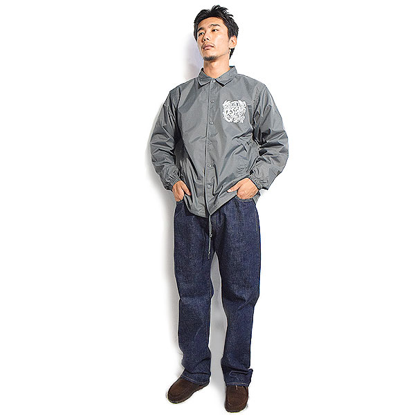 The Endless Summer エンドレスサマー TES CAL BANDANA COACH JACKET -CHARCOAL- コーチジャケット 送料無料 atfjkt