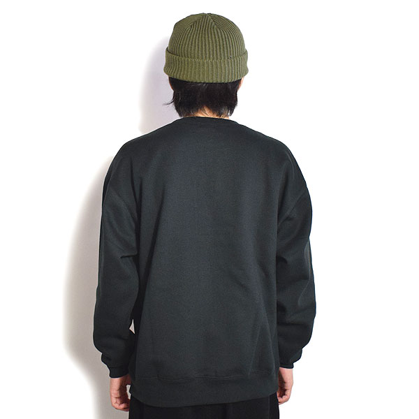 The Endless Summer エンドレスサマー TES COLLEGE EMB BIG SWEAT -BLACK- メンズ スウェット atftps