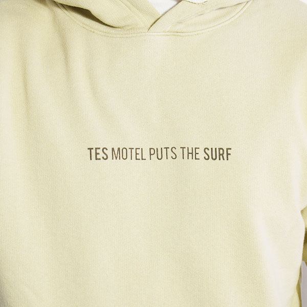 The Endless Summer エンドレスサマー TES MOTEL PUTS POSTER PARKA -BEIGE- メンズ パーカー 送料無料 ストリート tes atftps