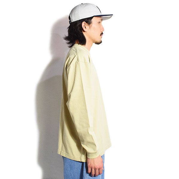 The Endless Summer エンドレスサマー TES THUNDER BUHI LONG SLEEVE T-SHIRT -BEIGE- メンズ Tシャツ 長袖 ロンT atftps