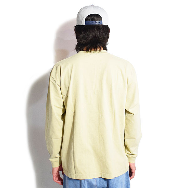 The Endless Summer エンドレスサマー TES THUNDER BUHI LONG SLEEVE T-SHIRT -BEIGE- メンズ Tシャツ 長袖 ロンT atftps