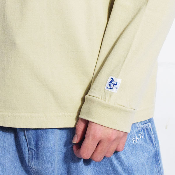 The Endless Summer エンドレスサマー TES THUNDER BUHI LONG SLEEVE T-SHIRT -BEIGE- メンズ Tシャツ 長袖 ロンT atftps