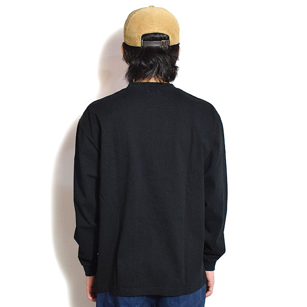 The Endless Summer エンドレスサマー TES CALIFORNIA WAVE LONG SLEEVE T-SHIRT -BLACK- メンズ Tシャツ 長袖 atftps