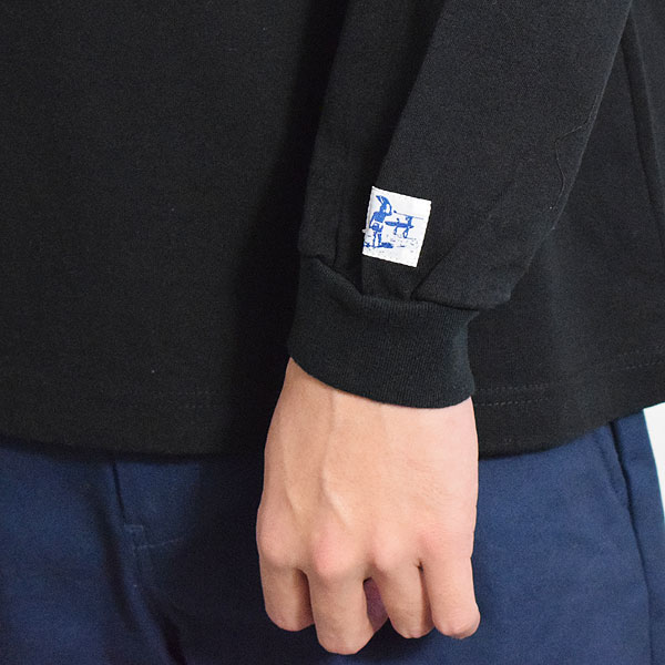 The Endless Summer エンドレスサマー TES CALIFORNIA WAVE LONG SLEEVE T-SHIRT -BLACK- メンズ Tシャツ 長袖 atftps