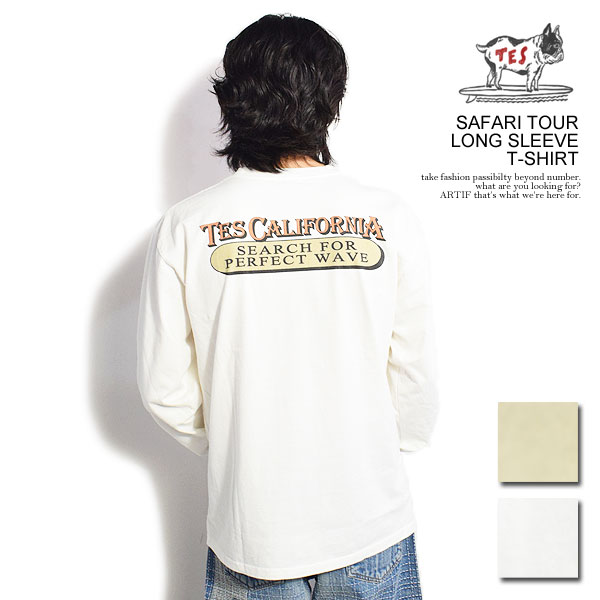 The Endless Summer エンドレスサマー TES SAFARI TOUR LONG SLEEVE T-SHIRT メンズ Tシャツ 長袖 ロンT 送料無料 ストリート atftps