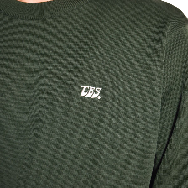 The Endless Summer エンドレスサマー TES ECOPET ACTIVE KNIT -D.GREEN- メンズ ニット 送料無料 ストリート tes atftps