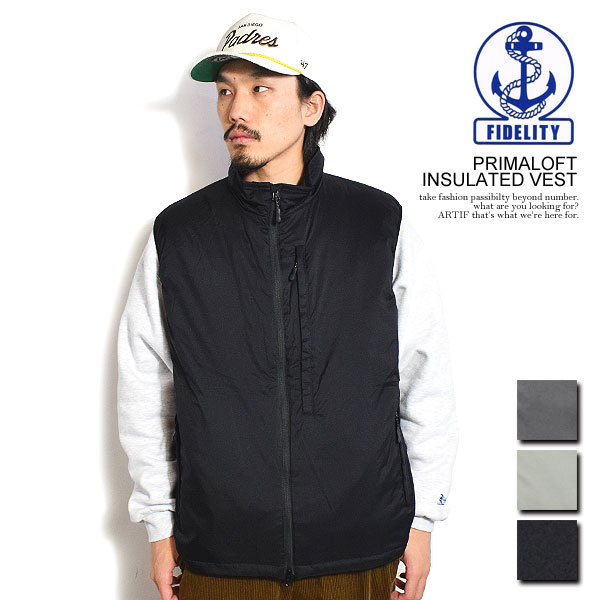 FIDELITY フィデリティ PRIMALOFT INSULATED VEST メンズ ベスト 中綿ベスト プリマロフト atfjktの通販は
