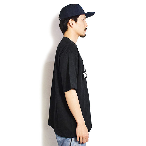 The Endless Summer エンドレスサマー TES CAL SAGARA LOGO BIG T-SHIRT -BLACK- メンズ Tシャツ 半袖 TES ストリート atftps
