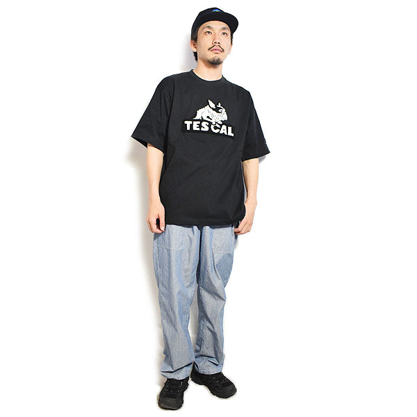 The Endless Summer エンドレスサマー TES CAL SAGARA LOGO BIG T-SHIRT -BLACK- メンズ Tシャツ 半袖 TES ストリート atftps